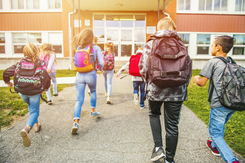 Students entering school